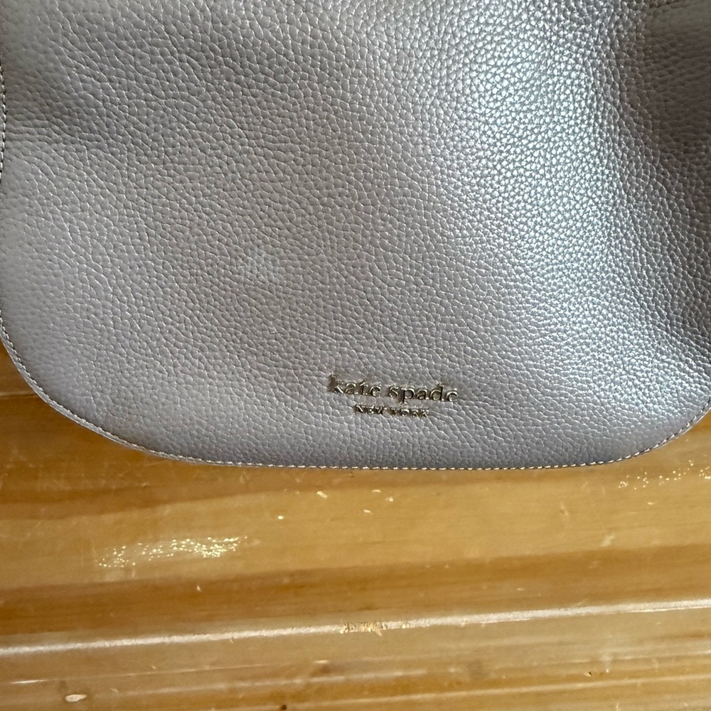 Kate Spade Crossbody Bag in Gray and Burgundy - Picture 2 of 5